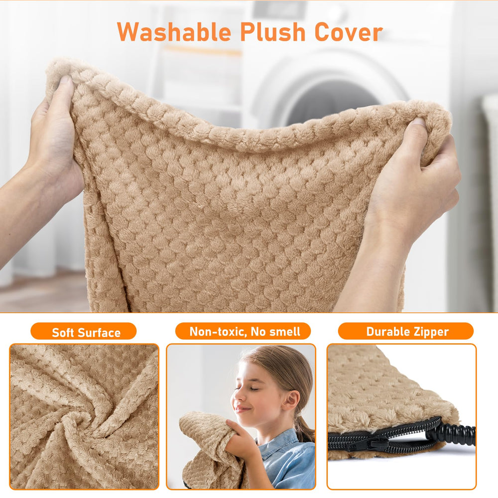 INVENHO heated pad waterproof surface prevents accidents during use