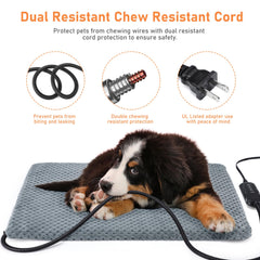 INVENHO heated pad wire protection keeps cords safe from curious nibbling.