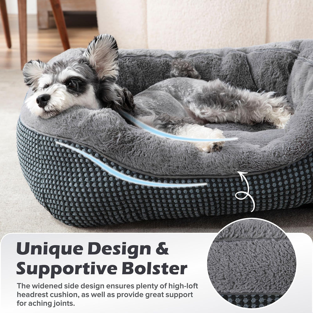 INVENHO large dog bed durable outer fabric withstands daily use