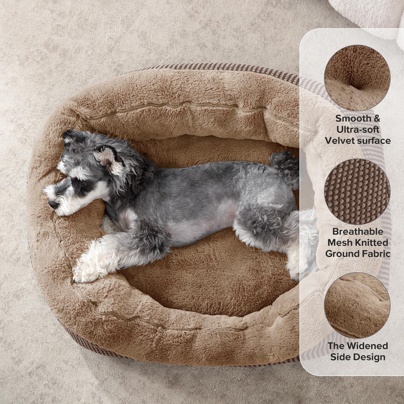 INVENHO plush surface for ultra-soft comfort during naps