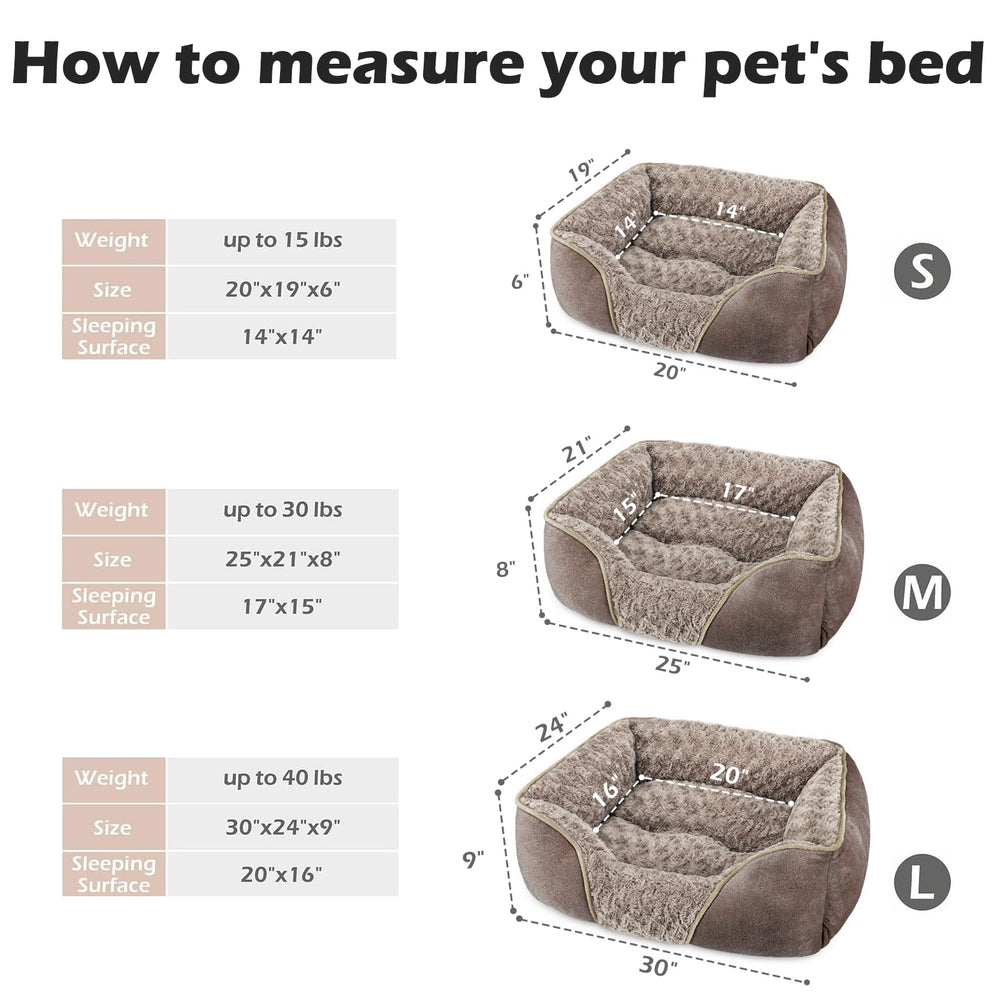 INVENHO dog bed's non-slip bottom helps keep it in place during movement.