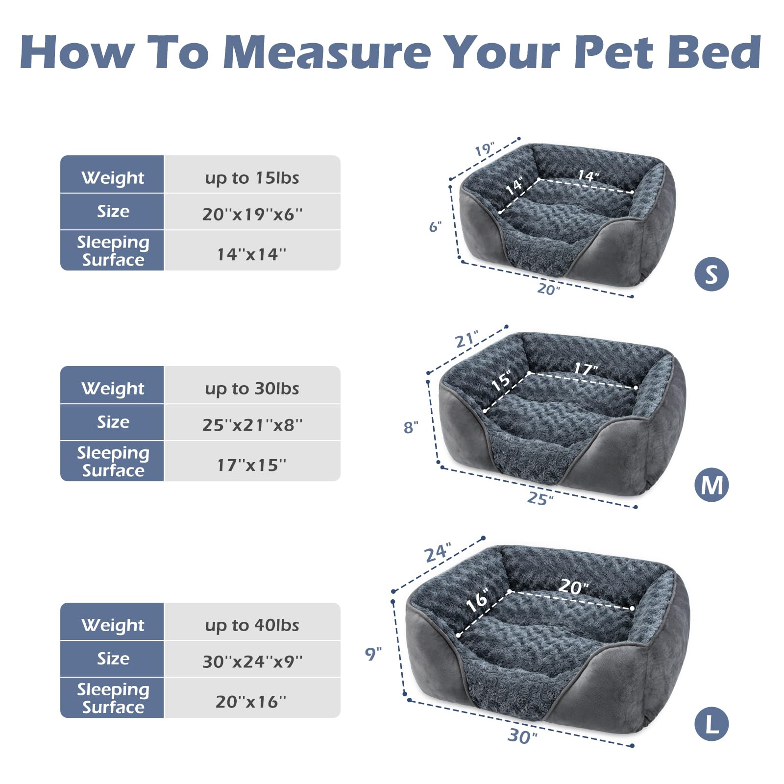INVENHO rectangle bed size-range helps you pick the right fit.