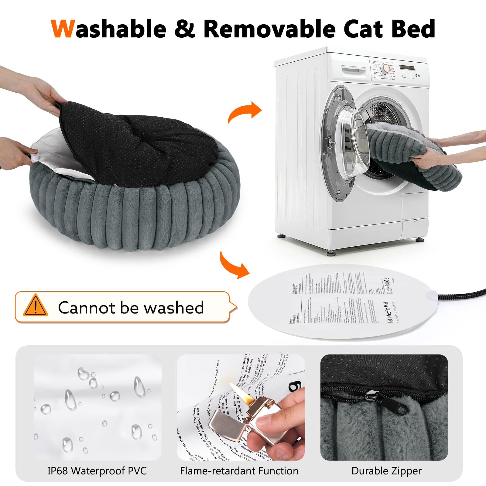 INVENHO removable heater stored for seasonal use