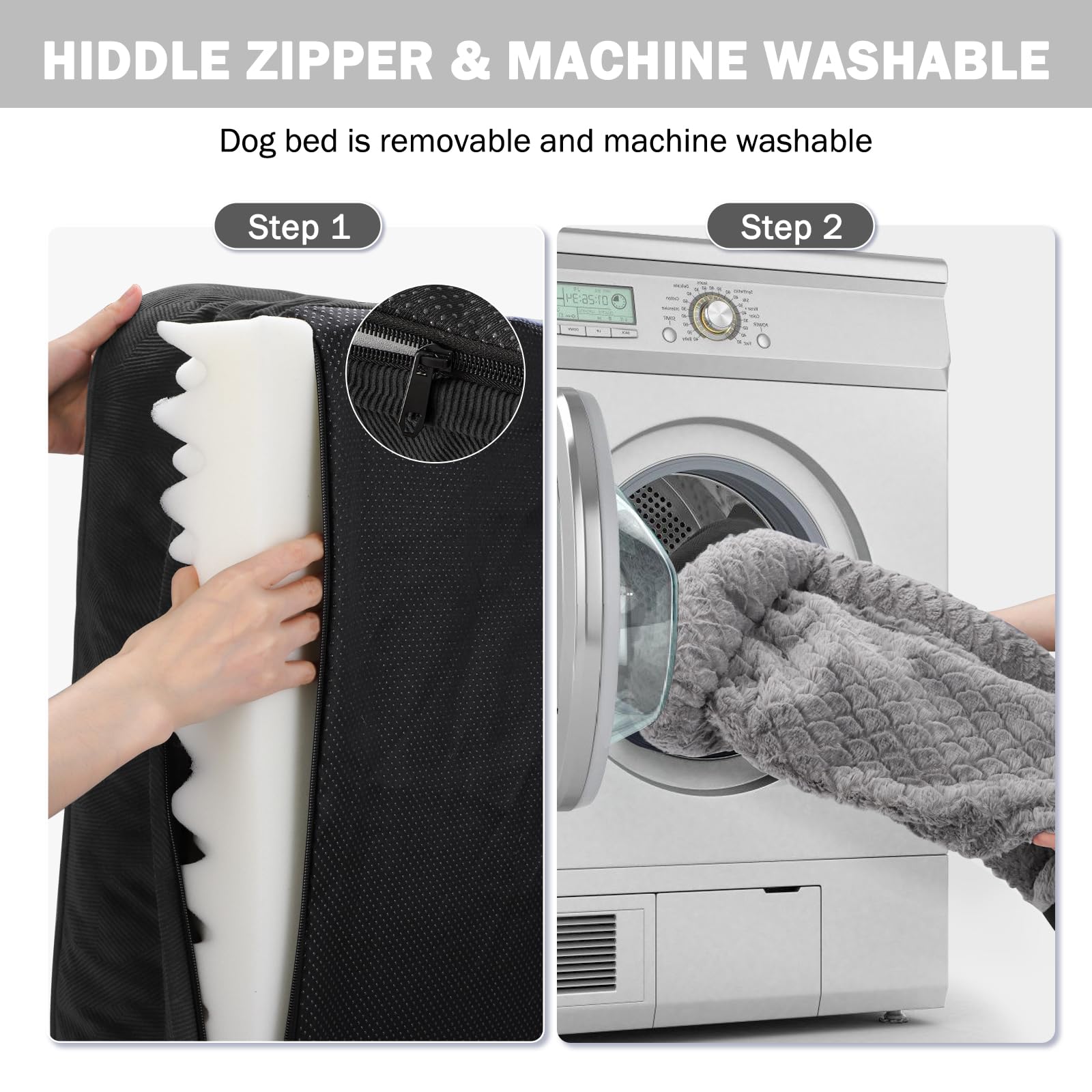 INVENHO size options Large to XXL fit dogs up to 120 pounds.