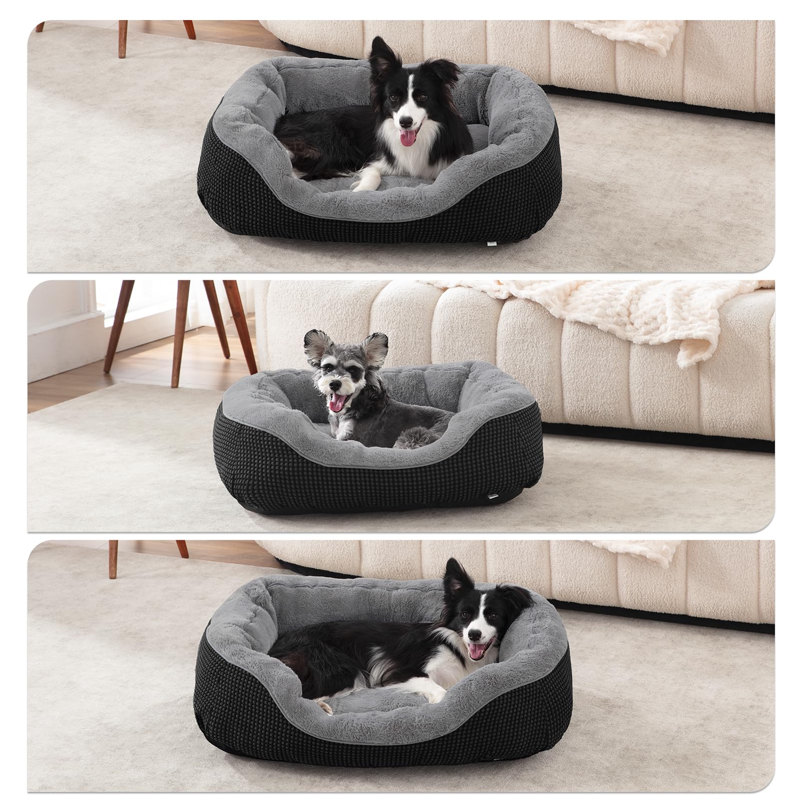 INVENHO small dog bed in use highlights easy access for small dogs