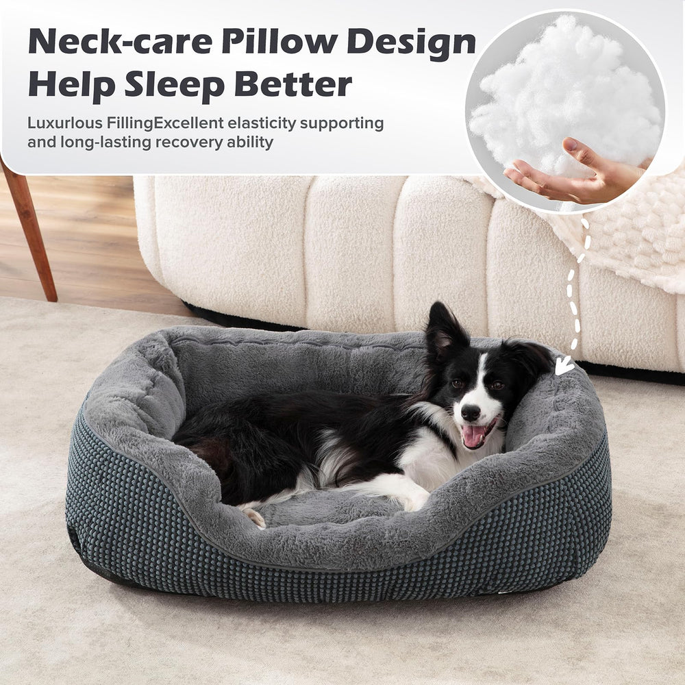 INVENHO Small Dog Bed plush surface supports calm, comfortable naps.