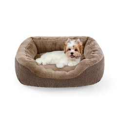 INVENHO small dog bed rectangle design offers secure lounging for tiny dogs