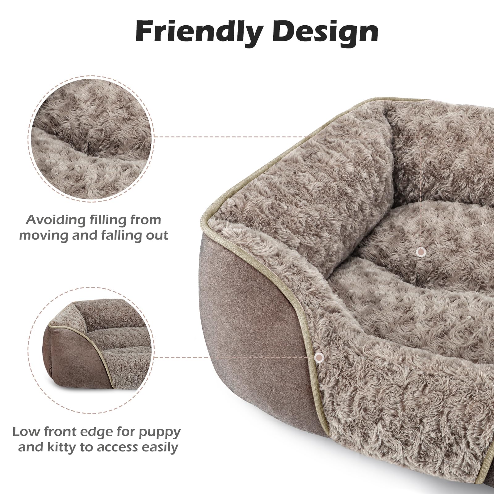 INVENHO X-Large dog bed demonstrates washable construction for easy cleaning