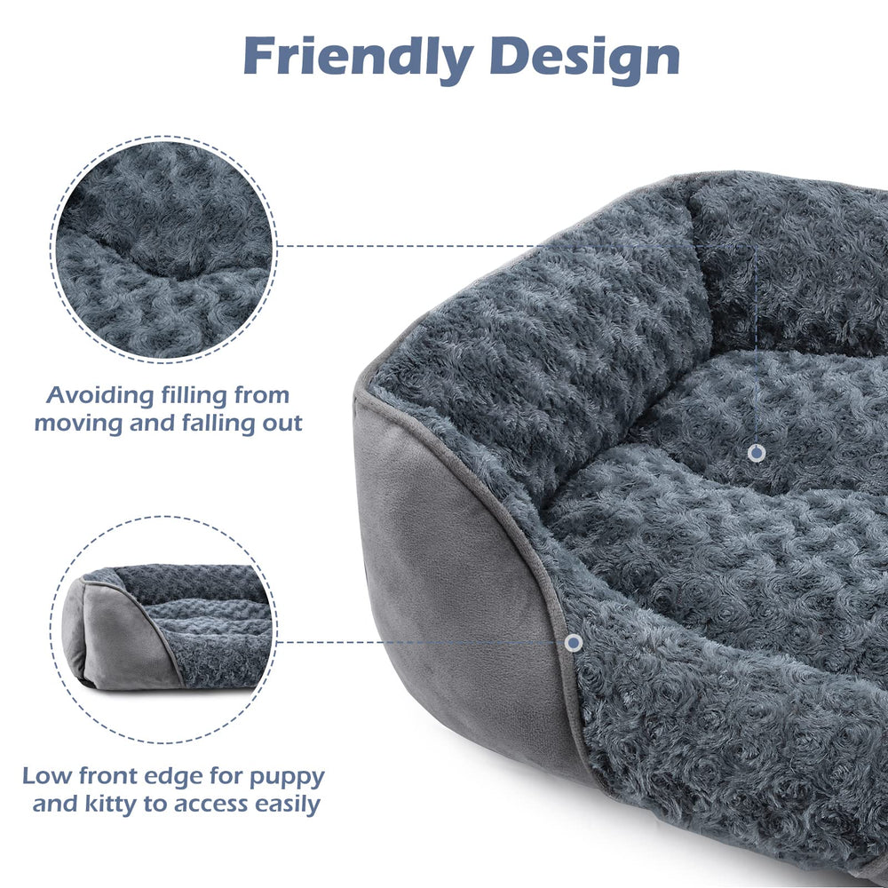 INVENHO X-Large Dog Bed washable cover demonstrates simple machine washing.