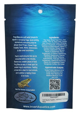 Invert Aquatics Frog Bites serving portion ready for amphibians' mealtime routine.