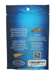 Invert Aquatics NutriSpheres pellets dispersing in water for shrimp, snails and bottom feeders