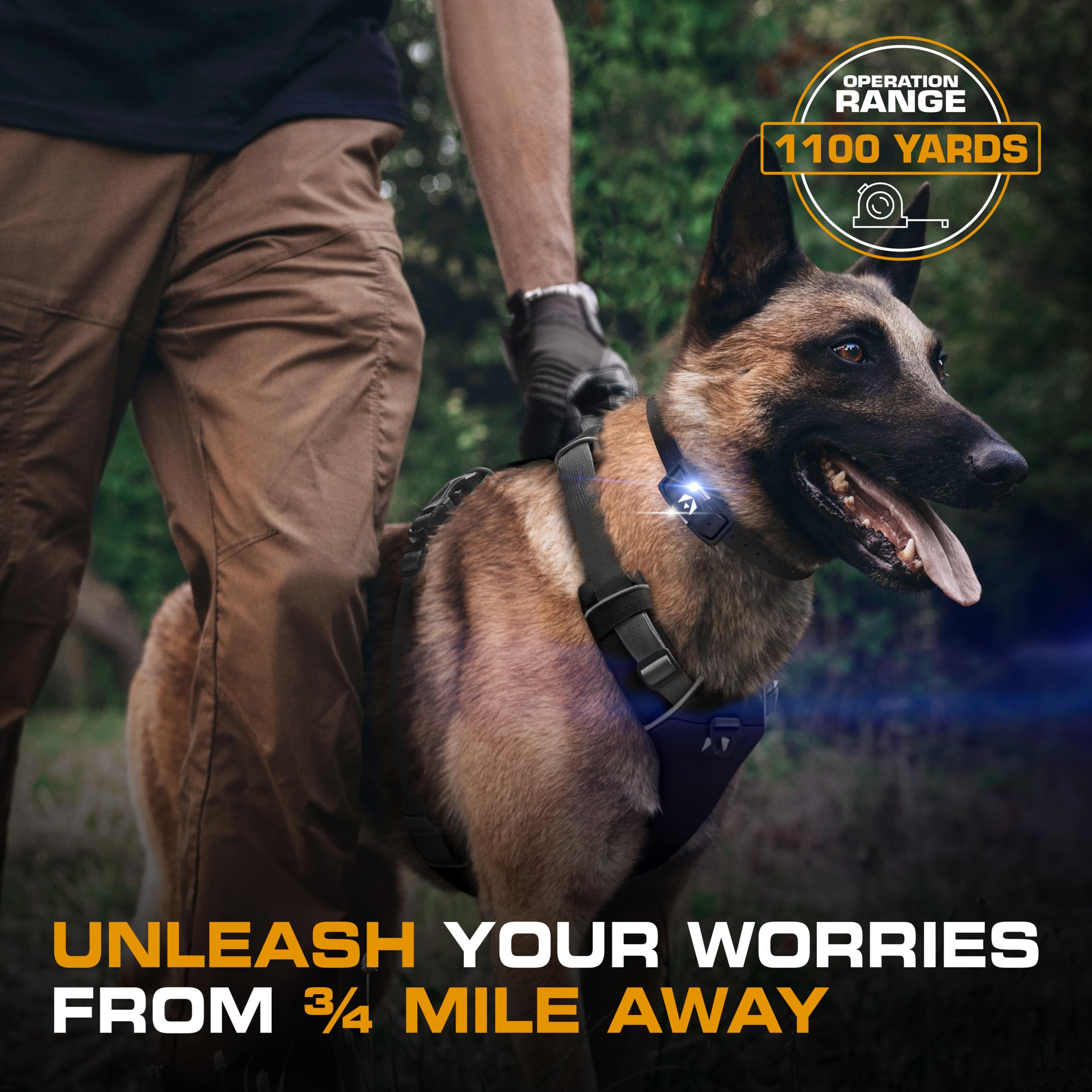 INVIROX ergonomic remote provides comfortable grip for extended training.
