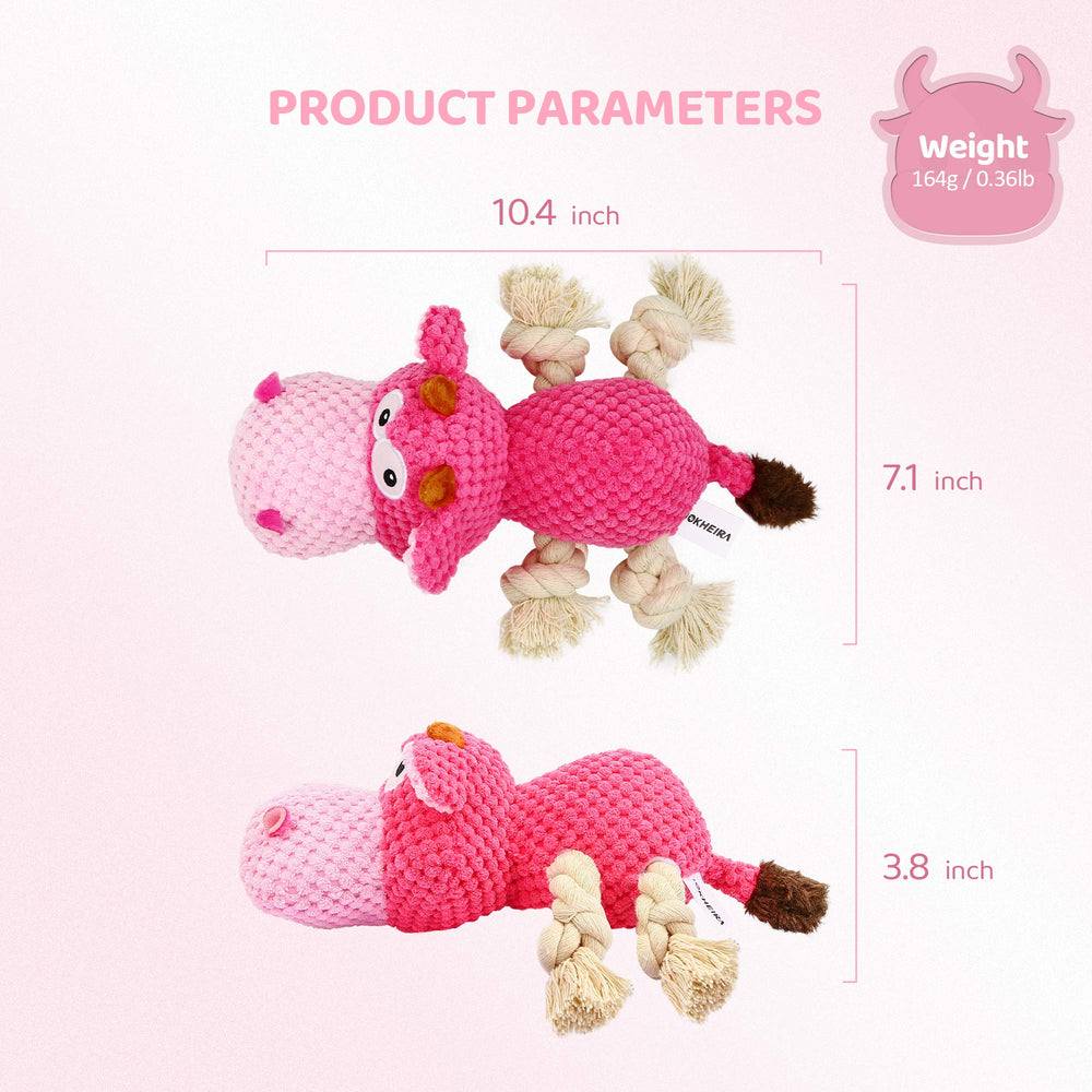 IOKHEIRA plush toy design supports gentle teeth cleaning during chewing