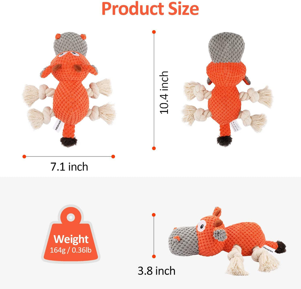 IOKHEIRA dental-cleaning toy helps scrub teeth during chewing play.