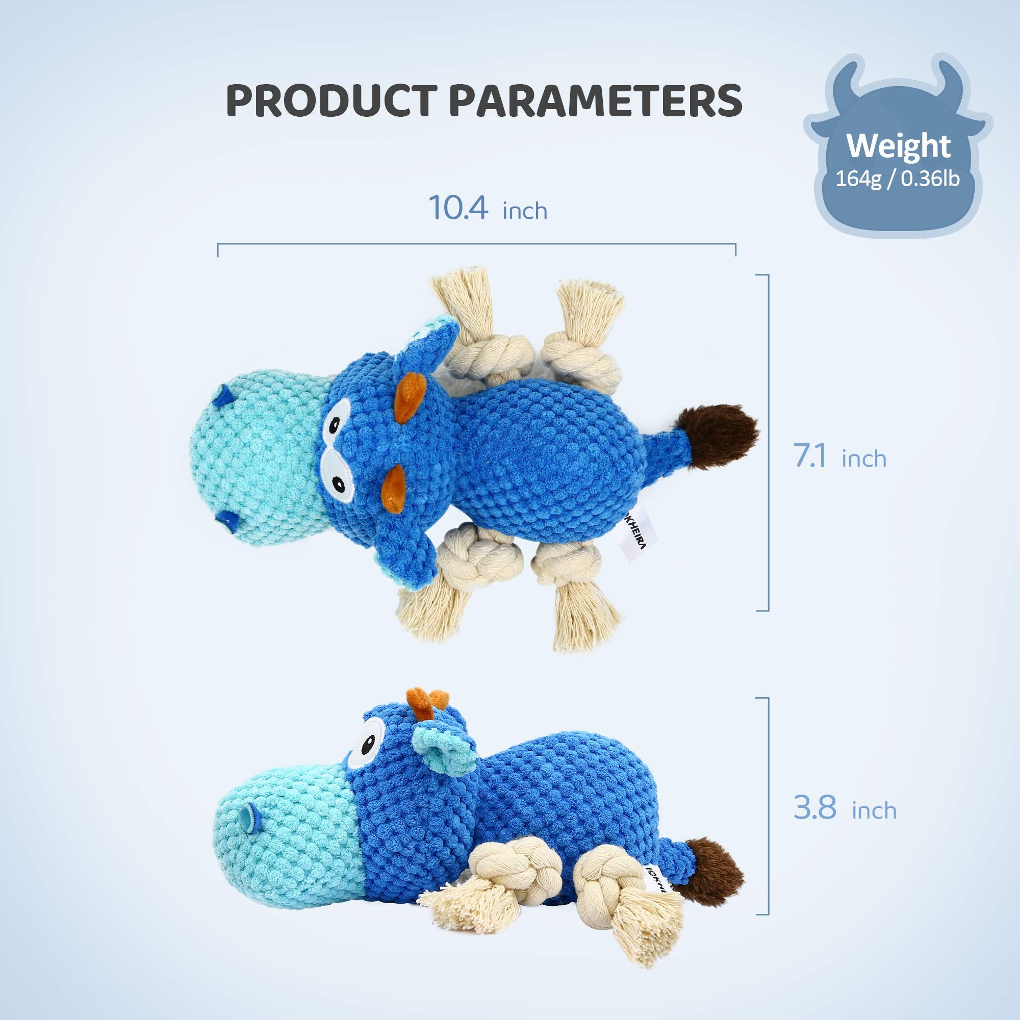 IOKHEIRA plush toy for indoor-outdoor play and companionship