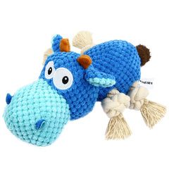 IOKHEIRA dog plush toy squeaky engages dogs during interactive play
