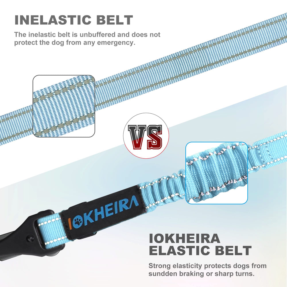 IOKHEIRA adjustable length 19.6–31.5 inches fits small to large dogs for comfortable travel