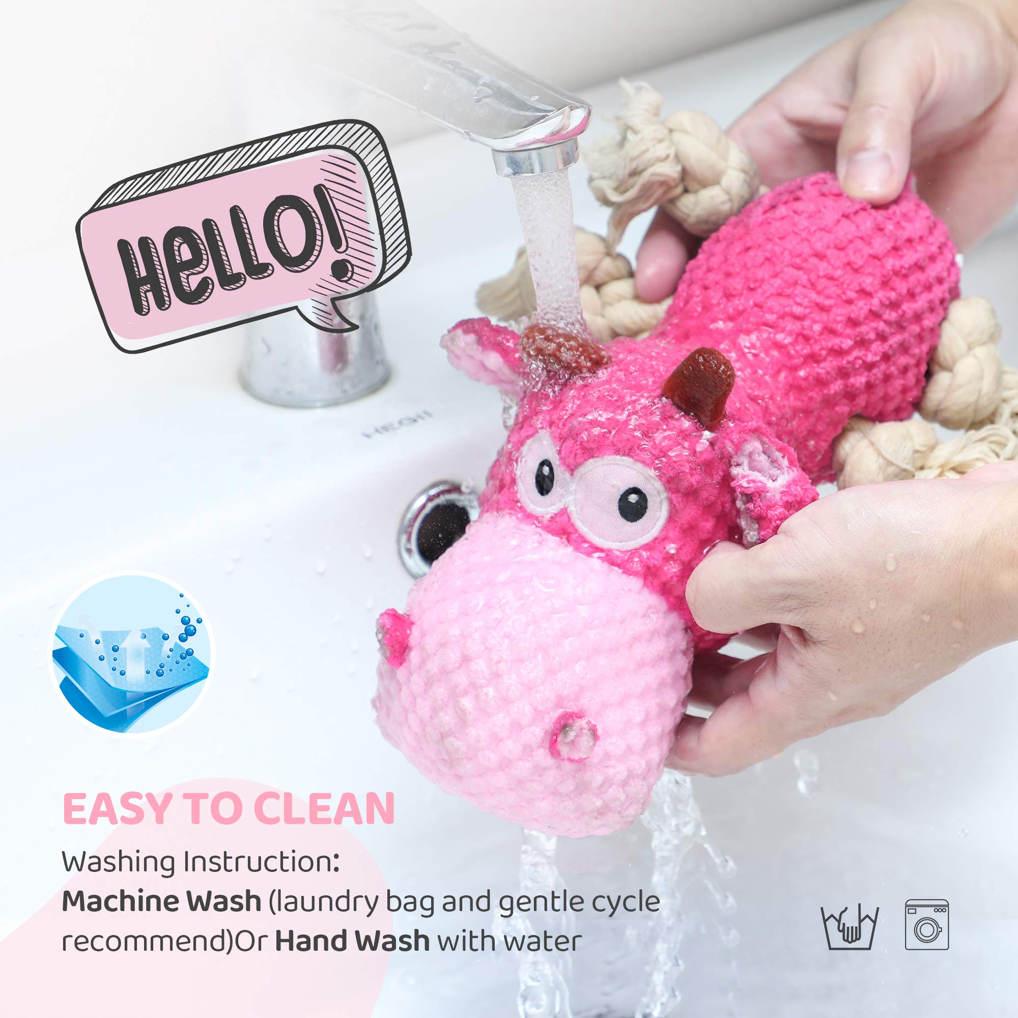 IOKHEIRA fetch and tug toy supports indoor play and boredom relief