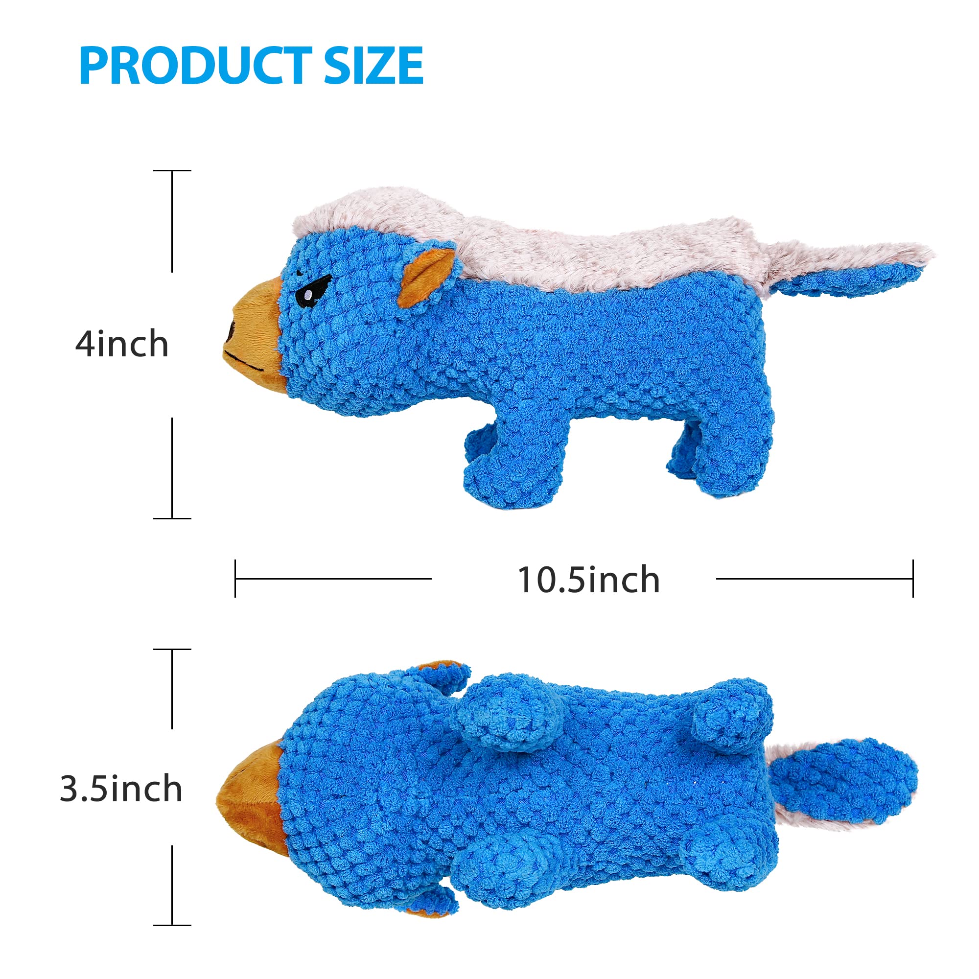 IOKHEIRA dog toy rope-tug design supports interactive fetch and tug games