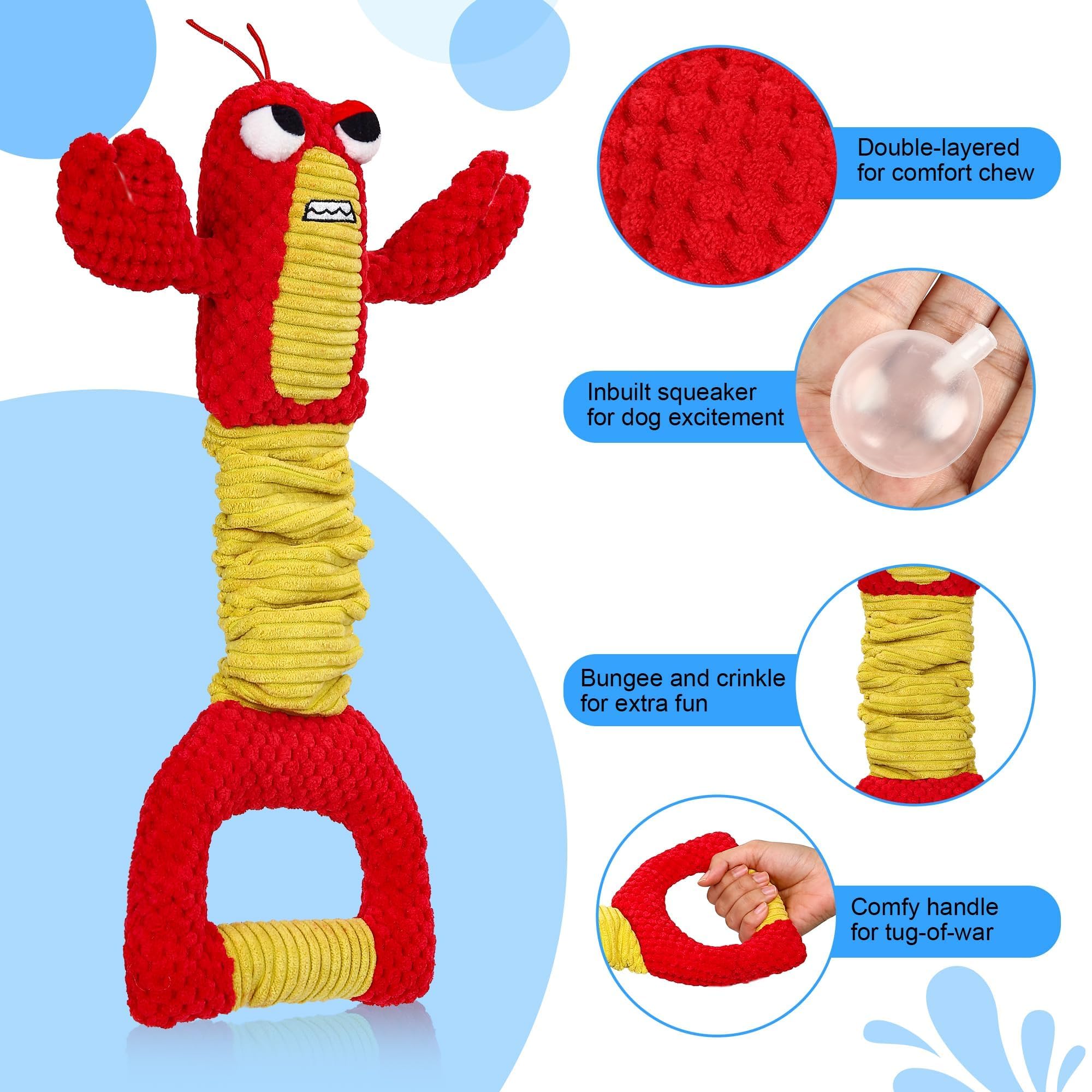 IOKHEIRA large-dog tug-war toy encourages bonding and active exercise for big breeds.