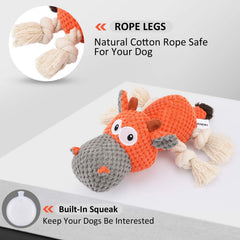 IOKHEIRA squeaky plush toy with built-in squeaker for lively play.