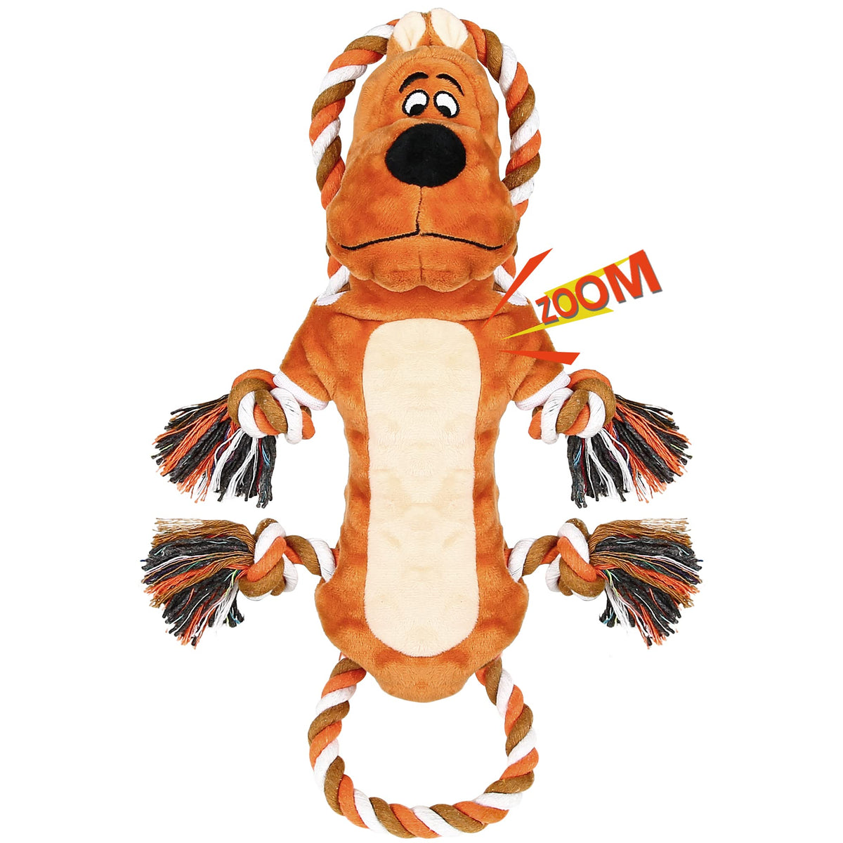 IOKHEIRA tough-indestructible dog toy front view for aggressive chewers