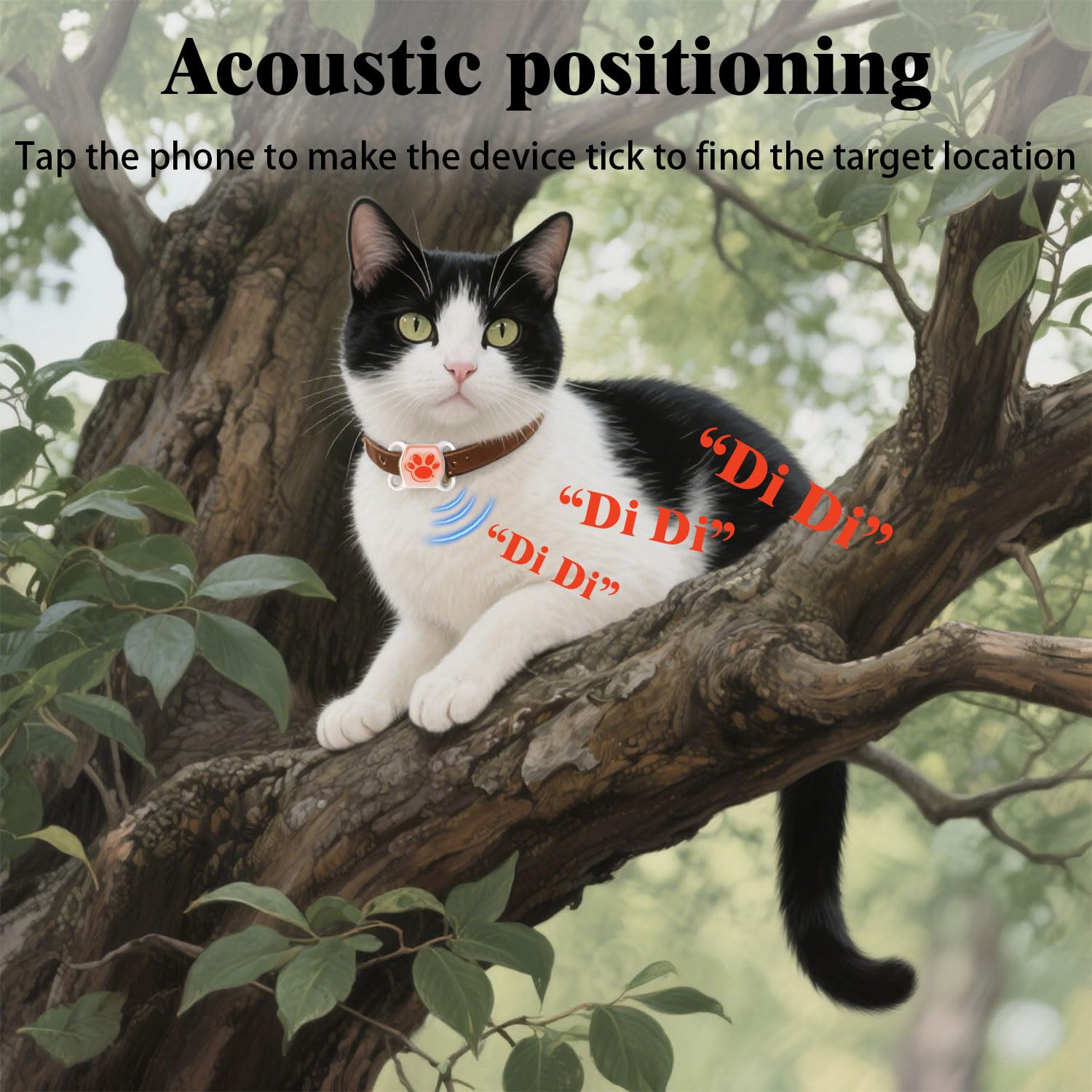 IOYDC Cat Tracker 365-day battery emphasizes long-term, low-maintenance power.