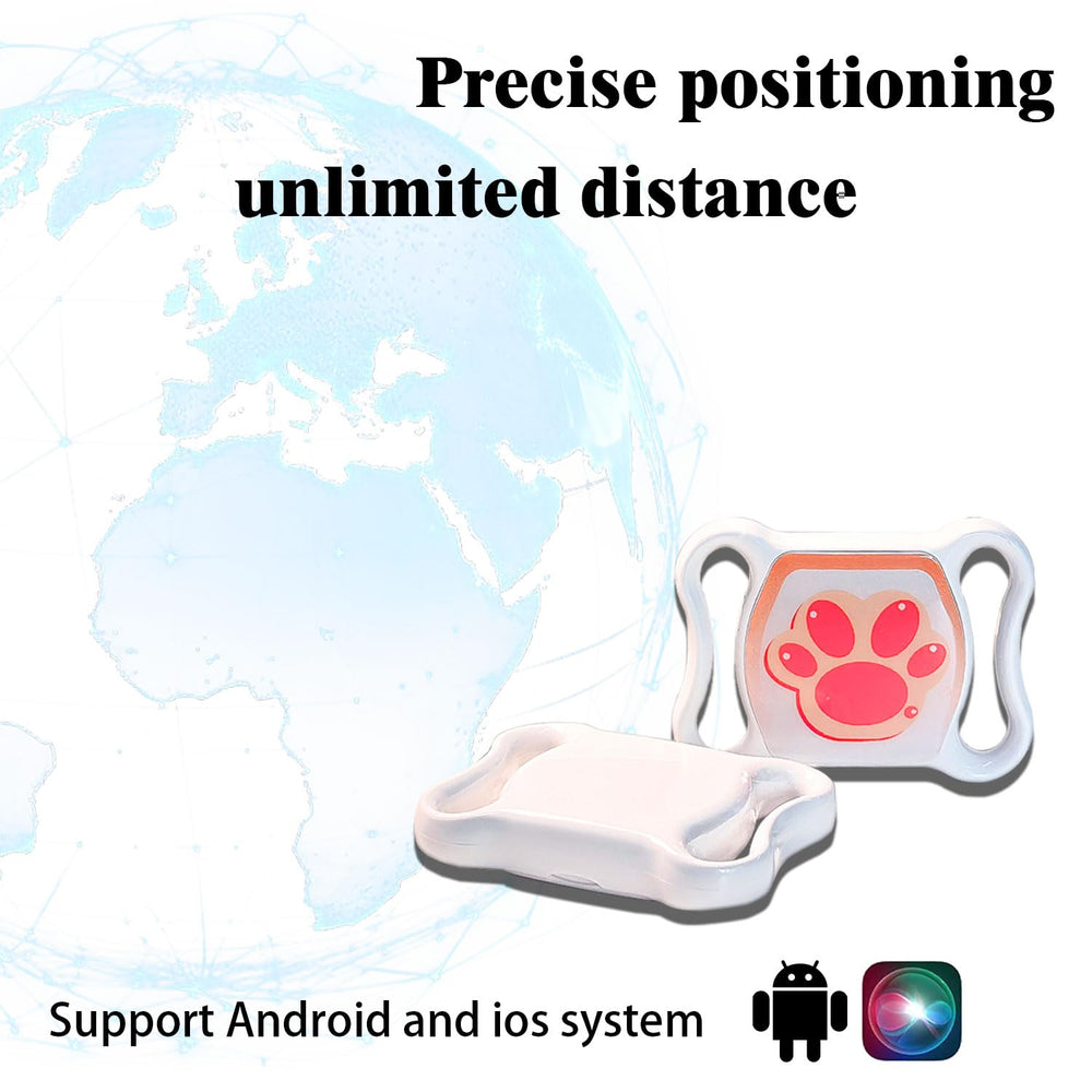 IOYDC Cat Tracker IPX8 shell highlights waterproof durability for all-weather adventures.