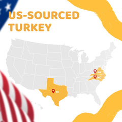 ipaw turkey dog treats high-protein closeup shows hypoallergenic chew loved by dogs