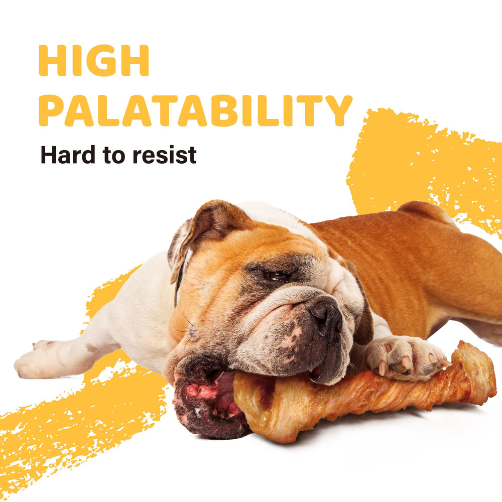 iPaw Turkey Tendon rawhide-alternative demonstrates a natural durable chew option for dogs