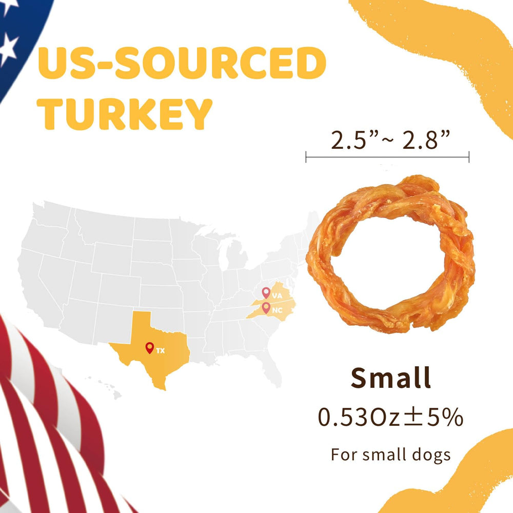 iPaw Turkey Tendons dogs chewing demonstrates a satisfying playtime treat.