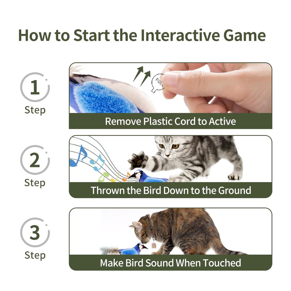 ipawspace Catnip Cat Toys play action kick encourages stalking behavior.
