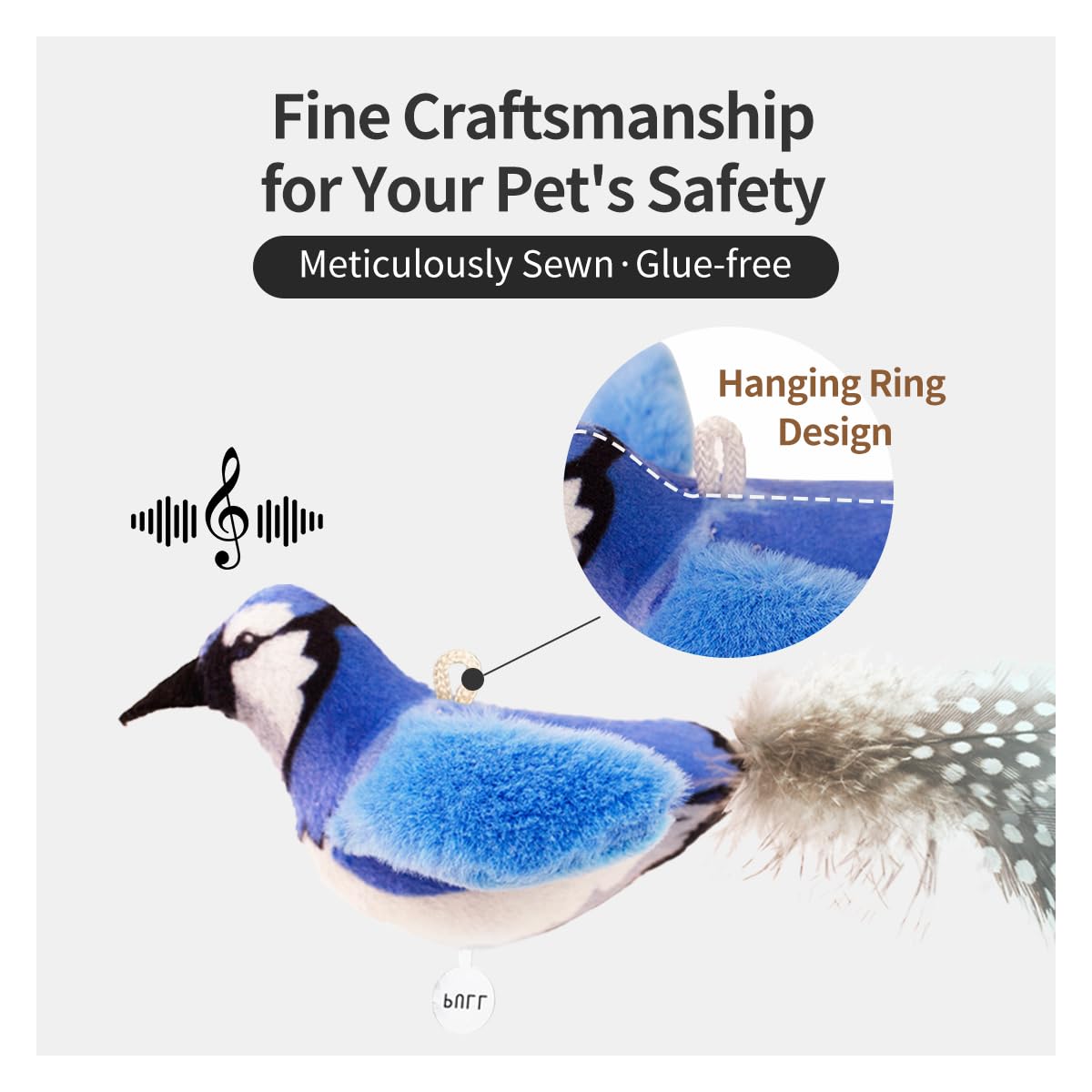 ipawspace Catnip Cat Toys two-pack bird provides play variety.