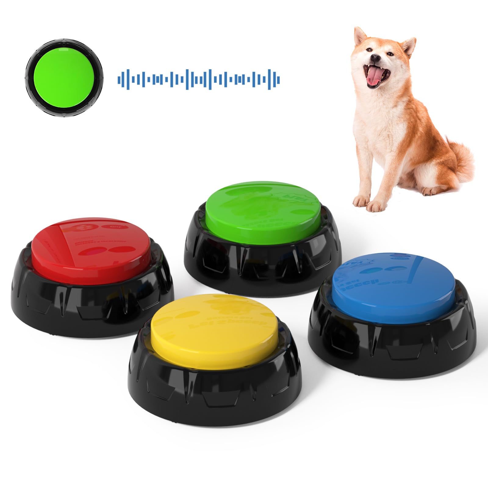 ipawspace voice recording button red close-up, playback button offers instant sound playback.