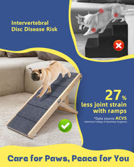 IPETBA dog ramp anti-slip base delivers secure footing on slippery floors