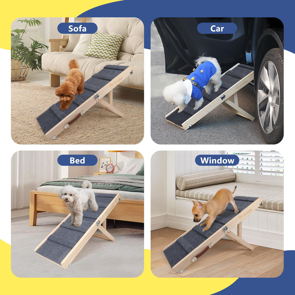 IPETBA dog ramp compact-storage-under-furniture keeps living space neat