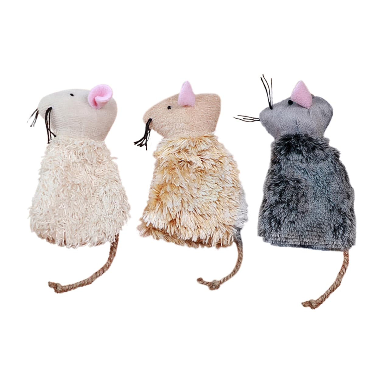 Ipetboom refillable catnip toy doll front view promotes interactive play and engagement.