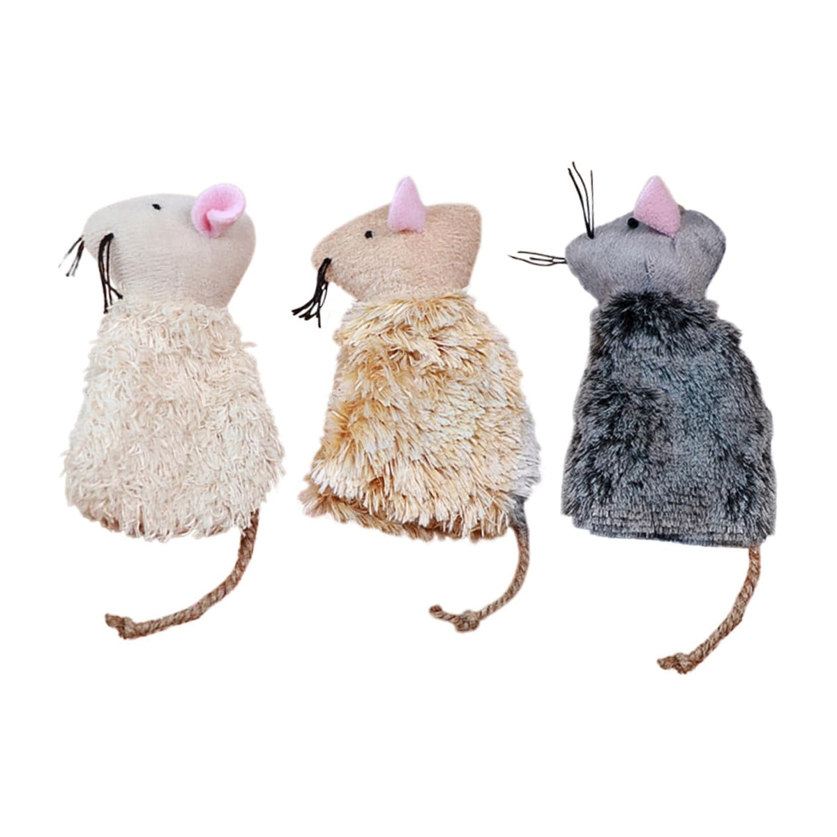 Ipetboom refillable catnip toy doll front view promotes interactive play and engagement.