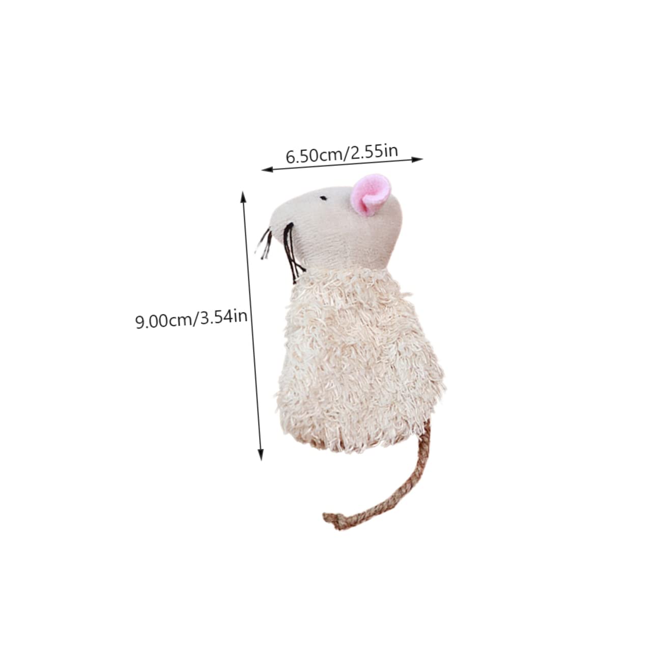 Ipetboom refillable catnip toy doll side view sparks curiosity and solo play sessions.