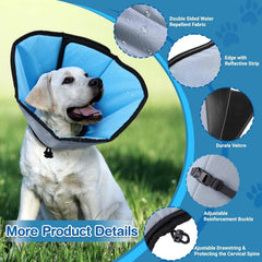 ipetstation dog cone reinforcement buckles ensure the cone stays on