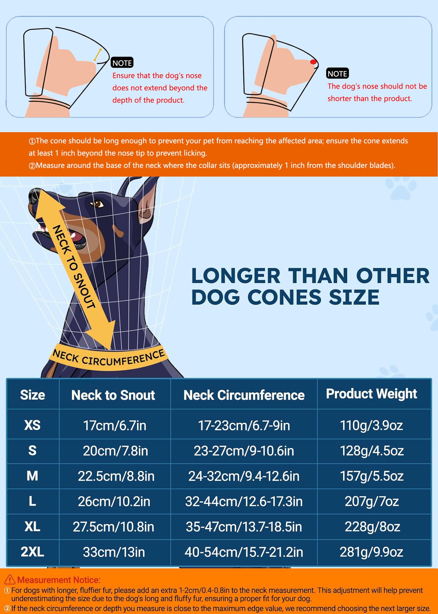 ipetstation dog cone soft oxford cloth interior provides gentle protection