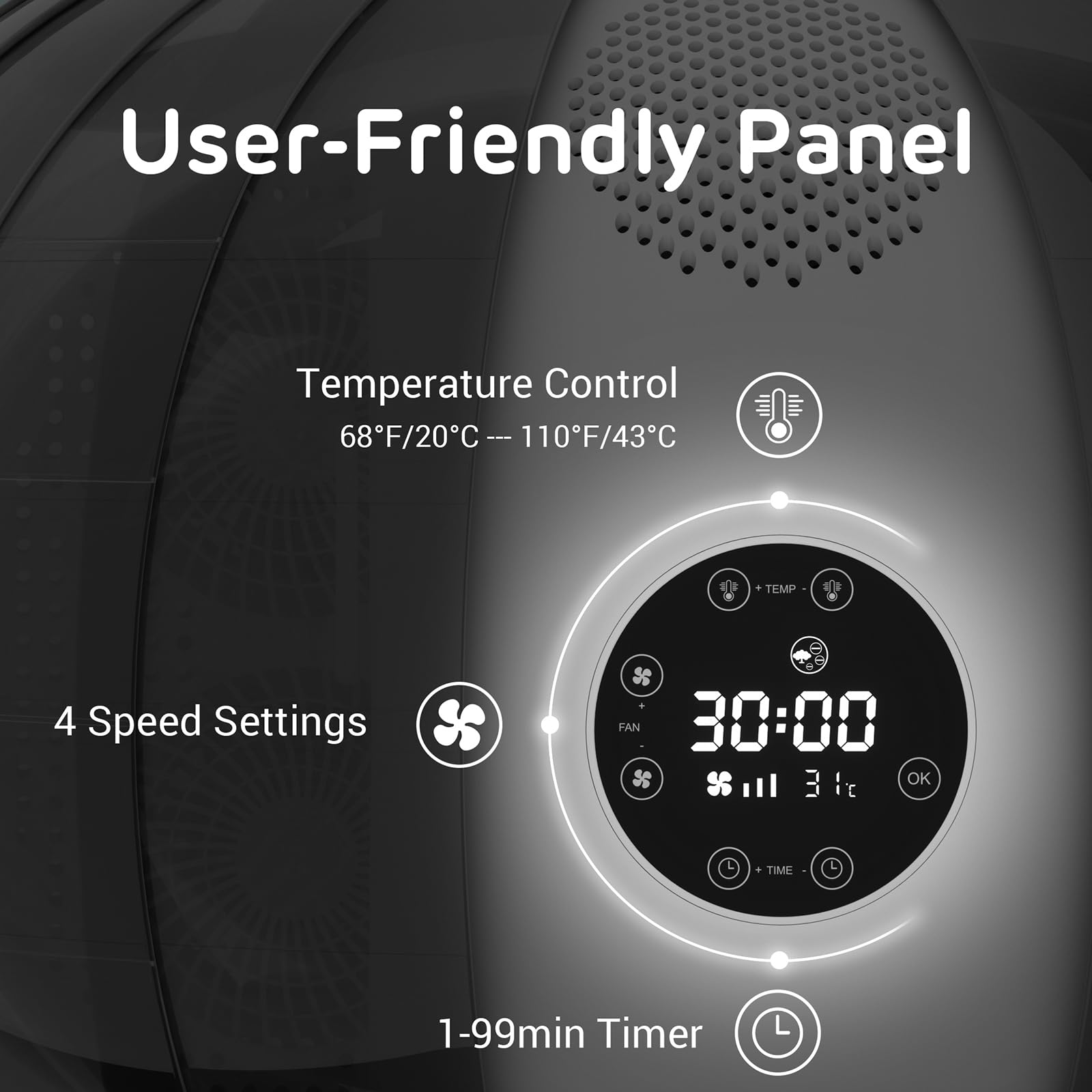 ipettie 8-fans-drying-system illustrates fast, hands-free drying for pets.