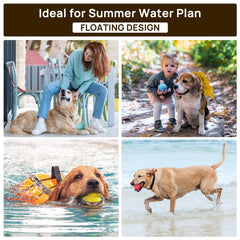 ipettie BPA-free natural rubber dog ball safe for water play