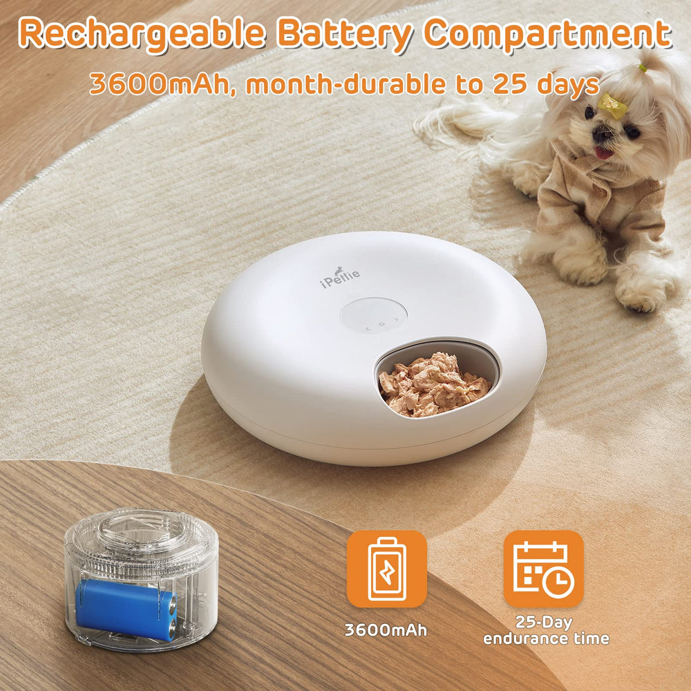iPettie Donut Frost battery pack powers long cordless use up to 30 days.