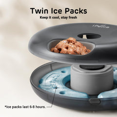 iPettie Donut Frost six-compartment design enables measured portions
