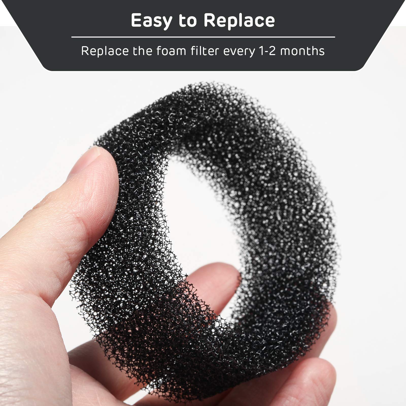 iPettie Hair Debris Capture Filter in use—reduces blockage and maintenance.