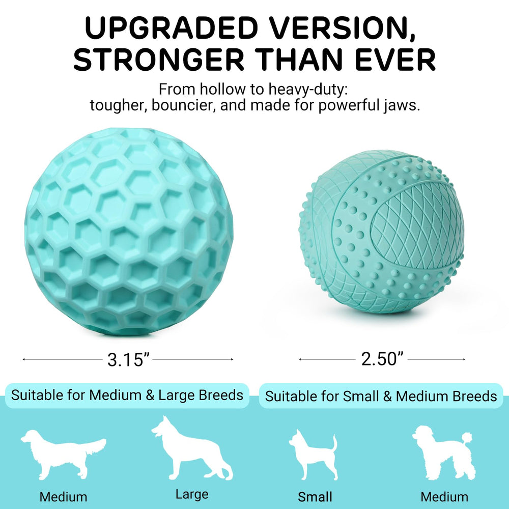 iPettie honeycomb dog toy natural rubber for durability