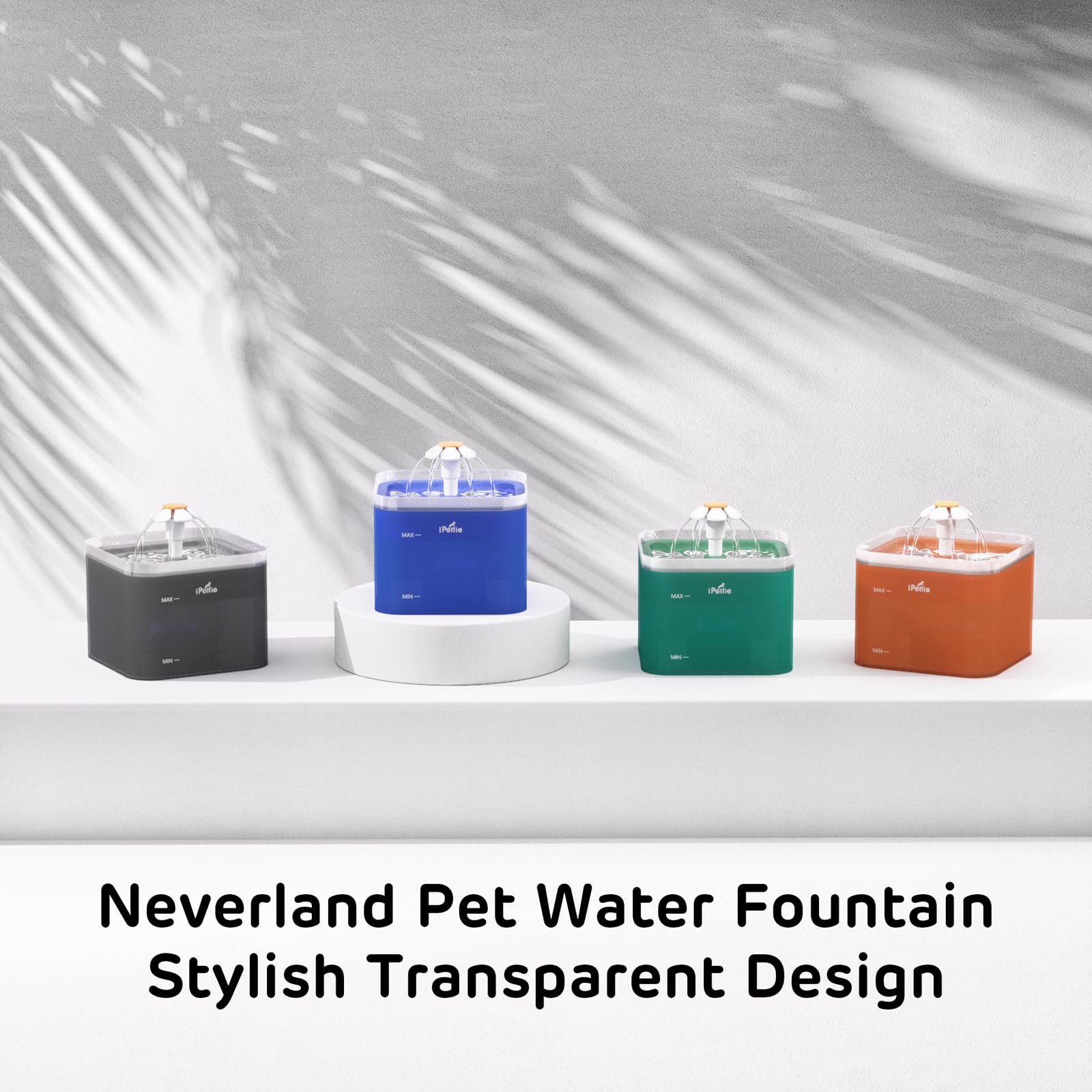 iPettie Neverland fountain supports cats and small dogs hydration