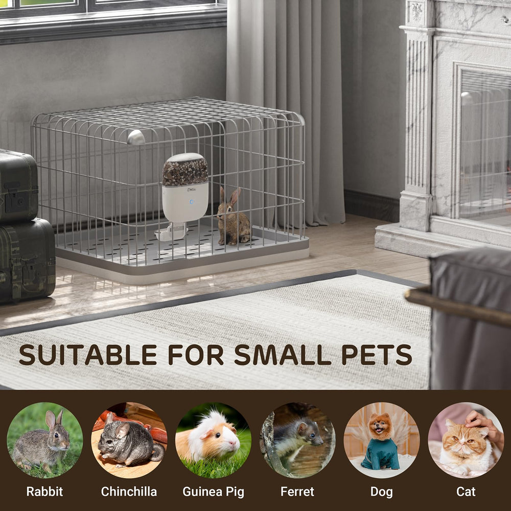 ipettie smart wifi hanging feeder for cats and dogs with timed feeding feature