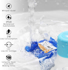 iPettie Tritone ceramic filtration system with foam and carbon layers for clean water